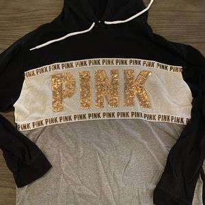 VS Pink Sparkly Hoodie